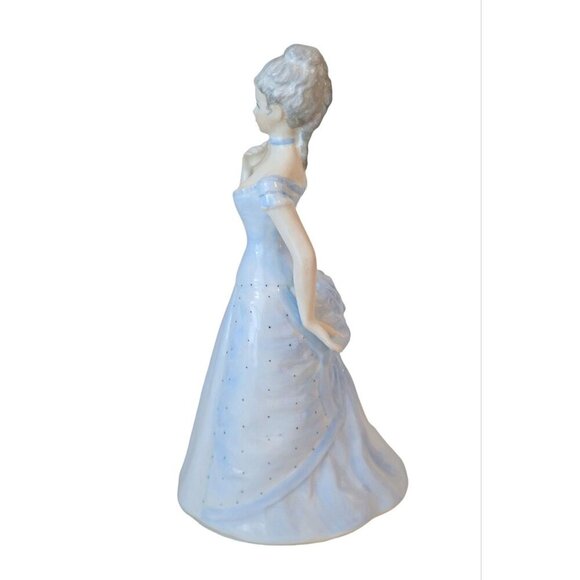 Vintage Coalport Figurine Emma Ladies of Fashion Hand Painted Bone China England - Picture 4 of 7